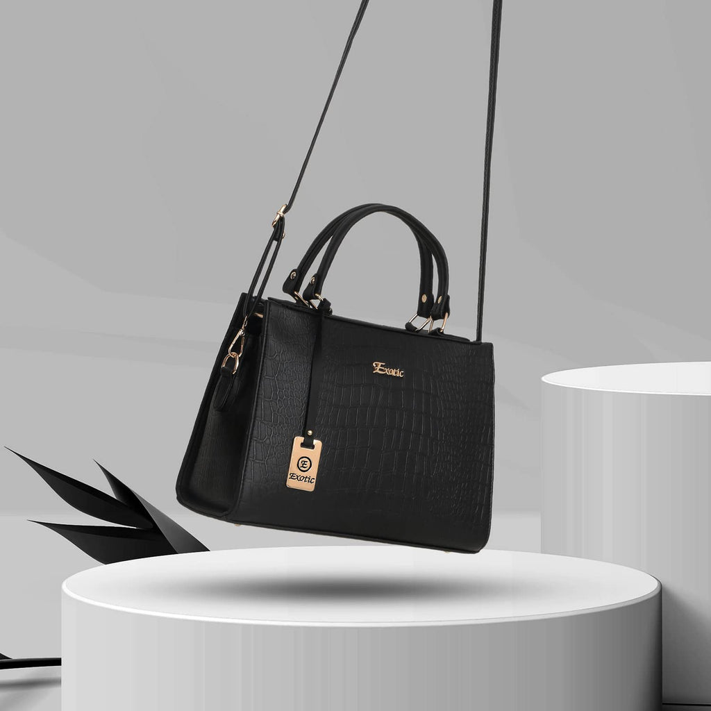 EXOTIC Studded hand bag for women