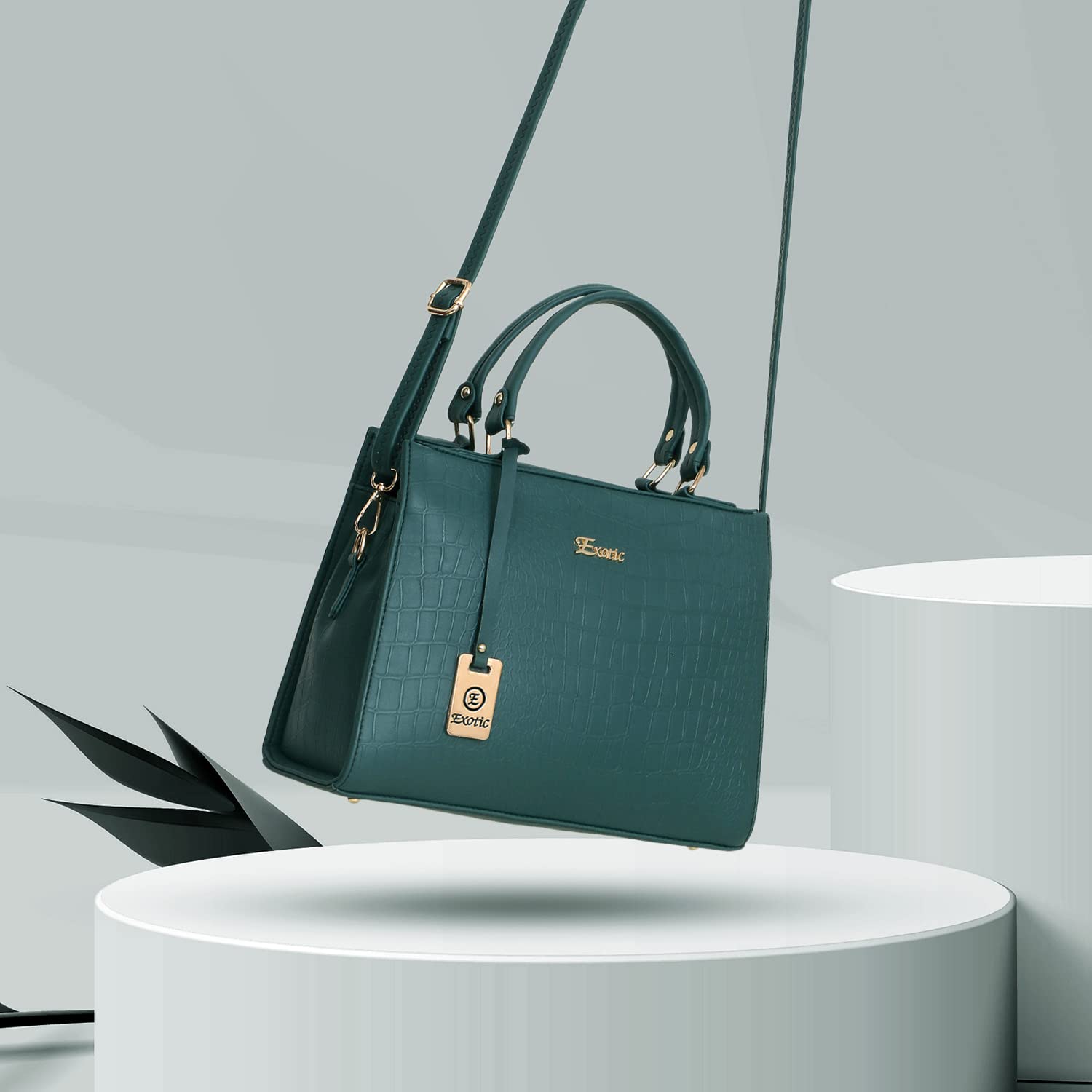 EXOTIC Studded hand bag for women