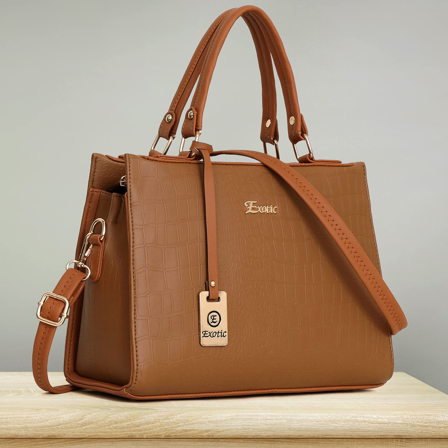 EXOTIC Studded hand bag for women