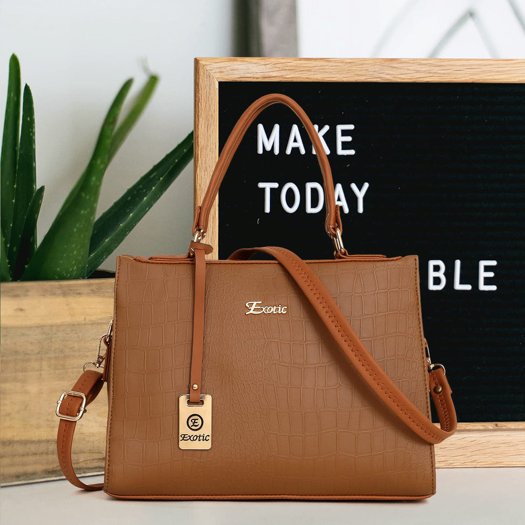 EXOTIC Studded hand bag for women