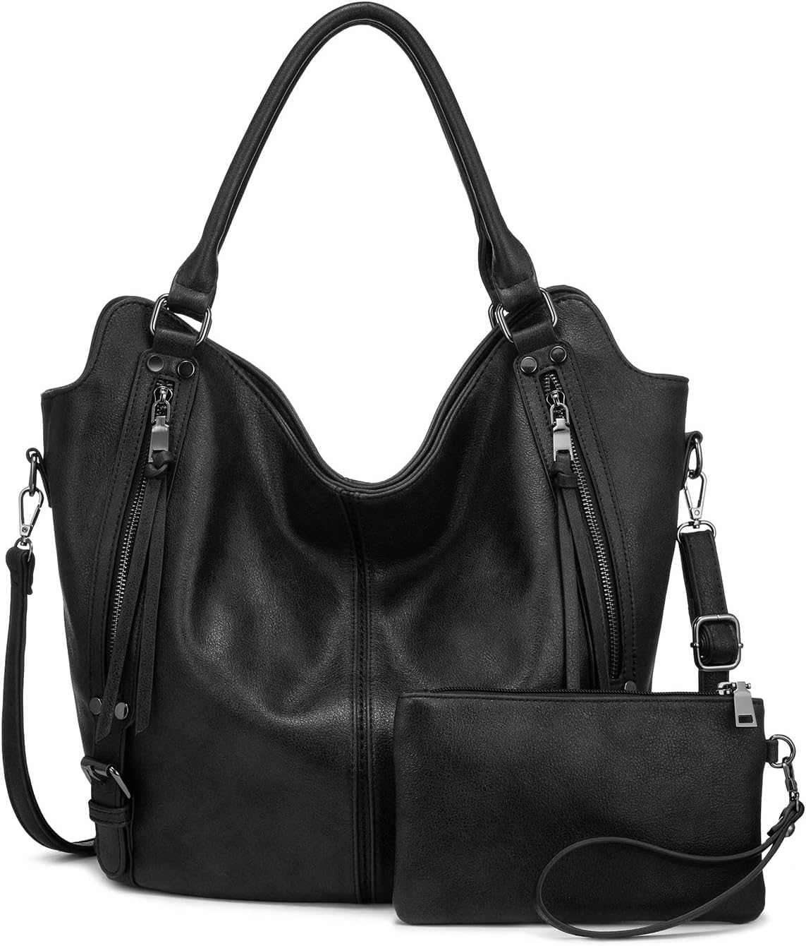 INOVERA (LABEL) Hand Bags for Women Combo - Faux Leather Stylish Ladies Handbag Purse - Crossbody Shoulder Sling Bag with Adjustable Strap