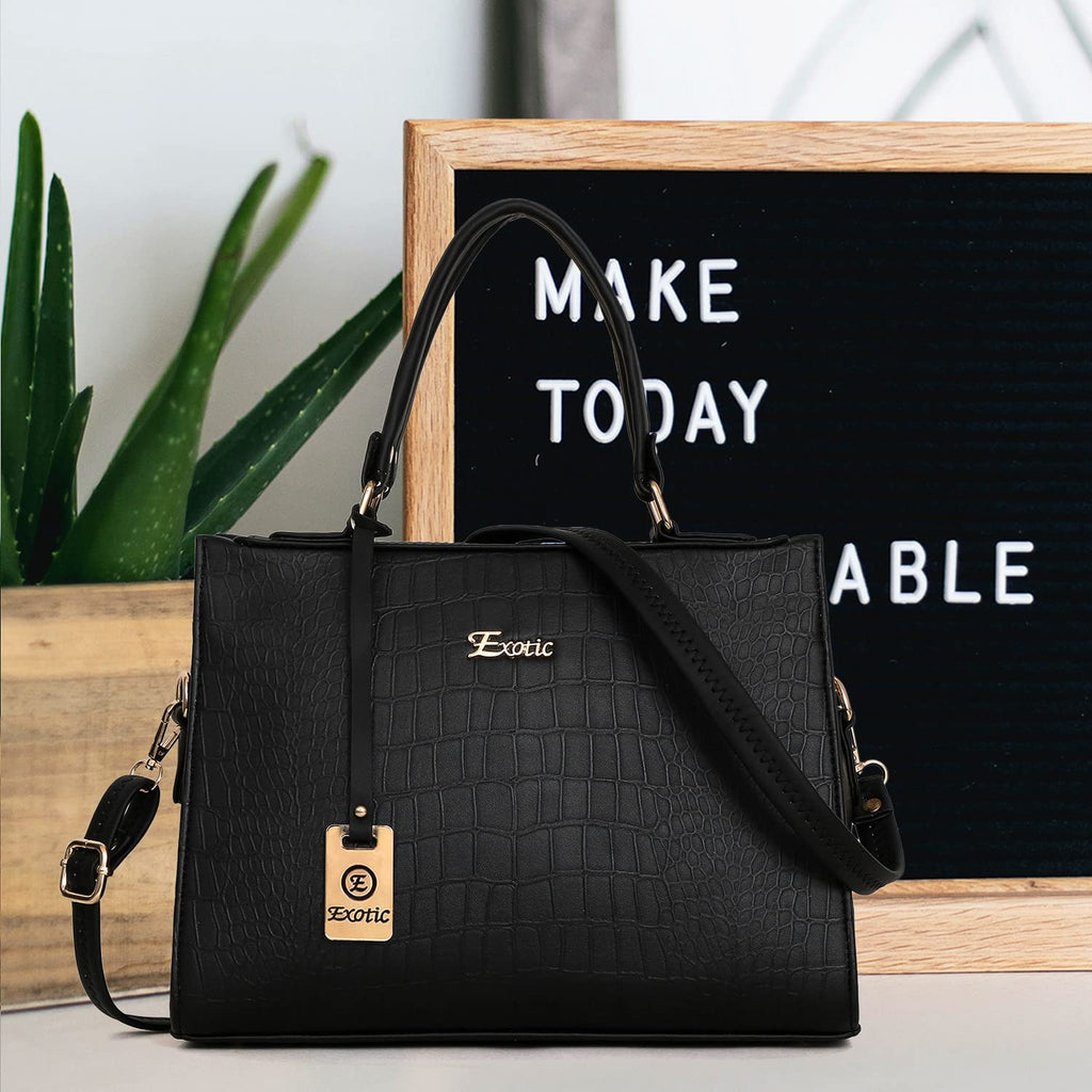 EXOTIC Studded hand bag for women